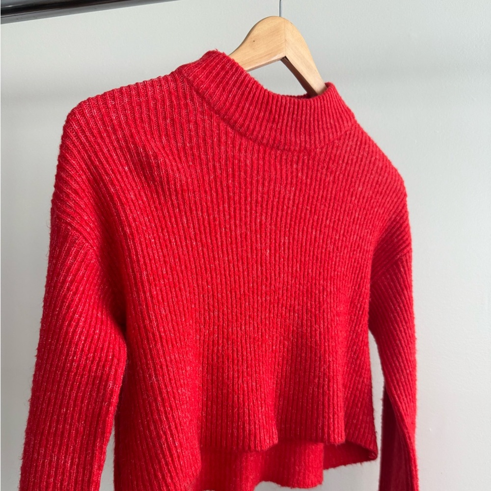 Divided Cropped Knit